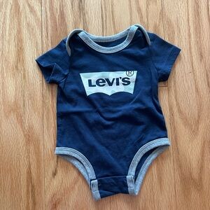 Levi's Blue Baby Onesie